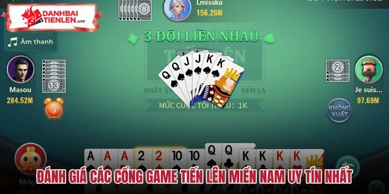 Cổng game tiến lên miền nam uy tín và minh bạch